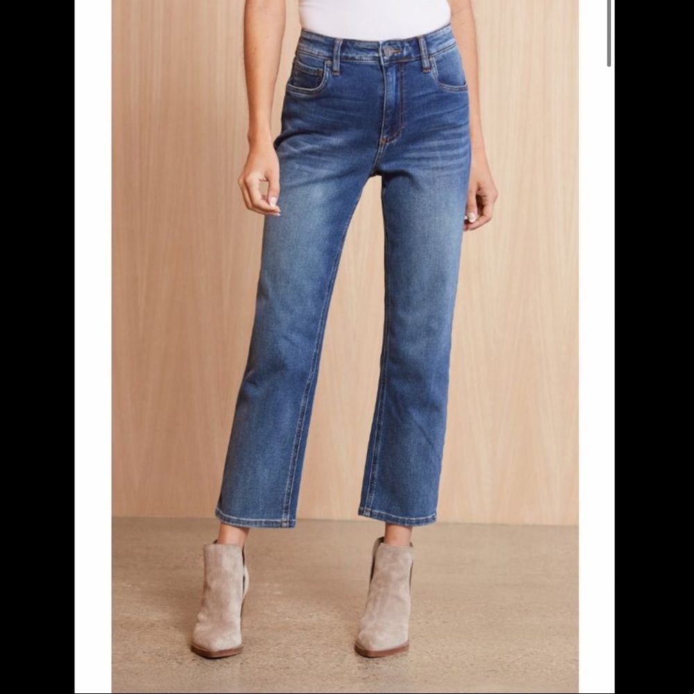 Kut from the Kloth Elizabeth High Rise Straight Jeans